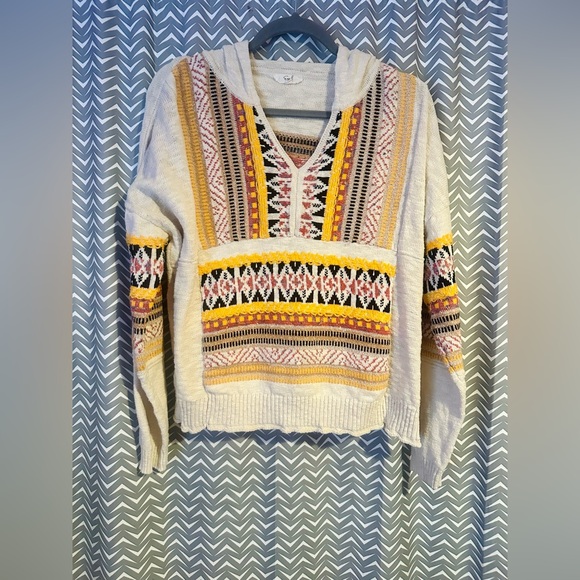 Easel Los Angeles Tops - Easel Los Angeles | "Baja Jacket" Style Sweater, Size S